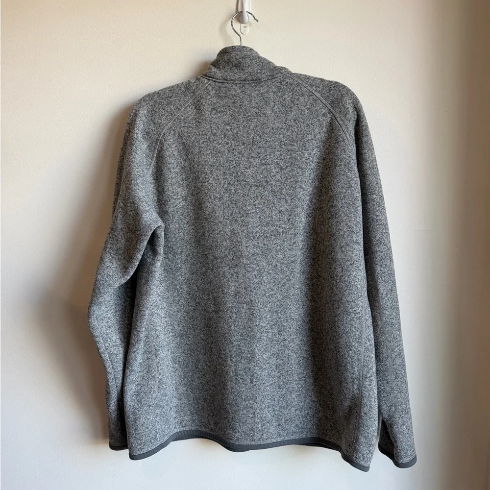 Patagonia Men’s Better Sweater 1/4 Zip Pull-Over Fleece Gray Sweatshirt - Picture 6 of 9